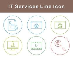 het Diensten vector icoon reeks
