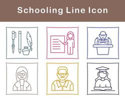 scholing vector icoon reeks