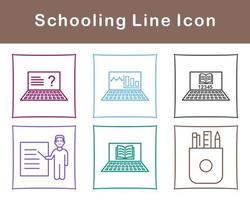 scholing vector icoon reeks