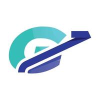 alfabet g investering logo vector