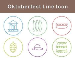 oktoberfeest vector icoon reeks