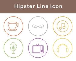 hipster vector icoon reeks