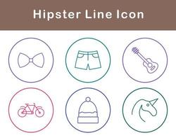 hipster vector icoon reeks