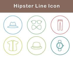 hipster vector icoon reeks