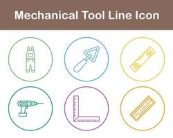 mechanisch gereedschap vector icoon reeks