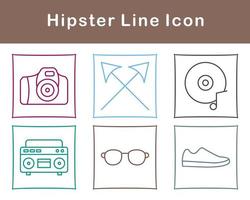 hipster vector icoon reeks