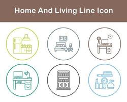huis en leven vector icoon reeks