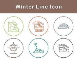 winter vector icoon reeks