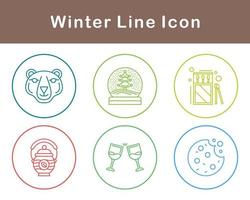 winter vector icoon reeks