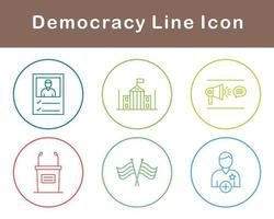 democratie vector icoon reeks