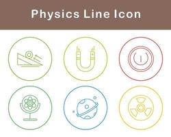 fysica vector icoon reeks