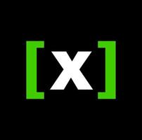 X bedrijf monogram. X typografie vector icoon.