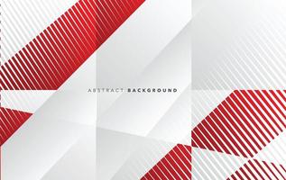 rood wit modern abstract ontwerp als achtergrond vector