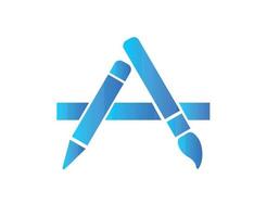 app op te slaan icoon symbool logo telefoon appel blauw ontwerp mobiel vector illustratie