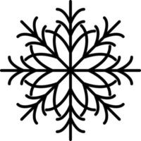 sneeuwvlok icoon vector. illustratie van sneeuwvlok vector