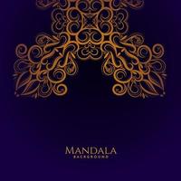 mooie mandala ontwerp decoratieve luxe achtergrond vector