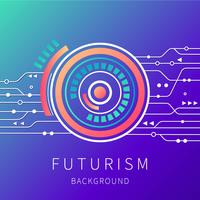 Futurisme achtergrond vector