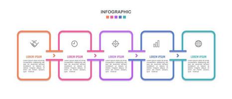 infographic kader plein sjabloon. vector illustratie.