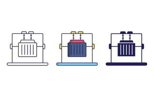 transformator vector pictogram