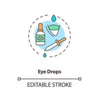 oogdruppels concept pictogram vector