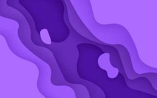 abstract Purper golvend papercut overlappen lagen achtergrond. eps10 vector