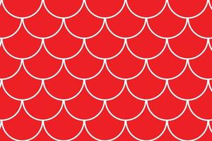 abstract groot meermin schaal Aan rood achtergrond patroon ontwerp voor behang, papier. vector