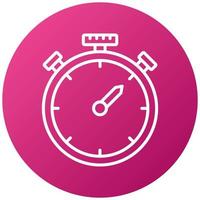 stopwatch-pictogramstijl vector