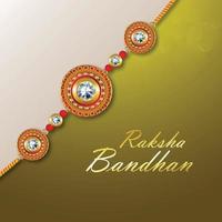 gelukkig raksha bandhan ther festival van broer en zus vector