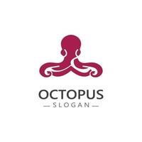 Octopus logo beeld ontwerp icoon illustratie dier vector