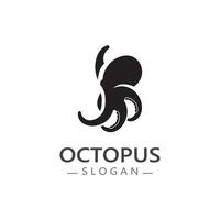 Octopus logo beeld ontwerp icoon illustratie dier vector