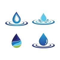 waterdruppel logo afbeeldingen vector