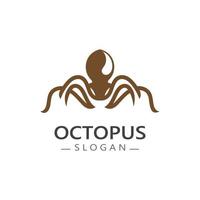 Octopus logo beeld ontwerp icoon illustratie dier vector