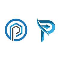 letter p logo afbeeldingen vector