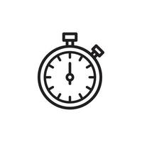 stopwatch vector pictogram