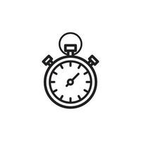 stopwatch vector pictogram