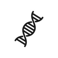 dna icoon, dna logo sjabloon vector