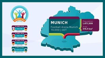 München Stadionvoetbal 2020 vector