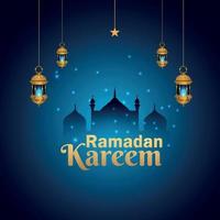 islamitische festival ramadan kareem achtergrond vector