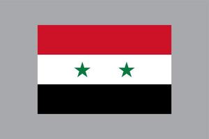 nationale vlag van syrië vector