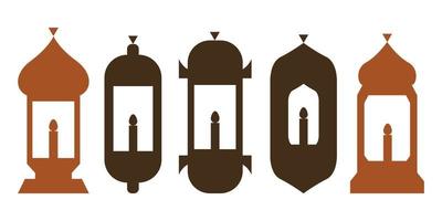 Islamitisch lantaarn element illustratie. symbolen van Ramadan mubarak, hangende goud lantaarns, Arabisch lampen, lantaarns maan, lantaarn element, ster, kunst, vector en illustratie