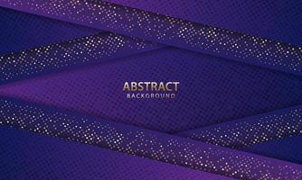 abstracte futuristische donkerblauwe achtergrond met glitters. 3D-achtergrond. realistische vectorillustratie. vector