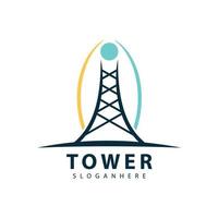 toren logo symbool vector icoon ontwerp illustratie sjabloon