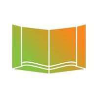 mooi boek glyph vector icoon