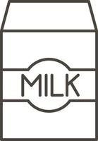 melk vector icoon. gemakkelijk element illustratie van voedsel concept. melk vector icoon. drinken concept vector illustratie. Aan wit achtergrond