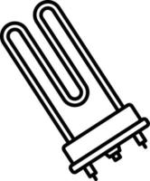 element, verwarming, verwarming vector icoon Aan transparant achtergrond. schets element, verwarming, verwarming vector icoon