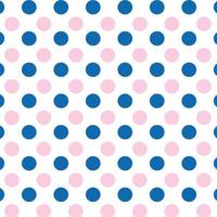 mooi naadloos patroon, blauw en roze dots ontwerp voor tapijt, behang, kleding, inpakken, kleding stof, Hoes vector