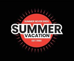 zomer vakantie illustratie kunst vector t-shirt ontwerp