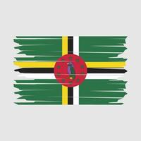 dominica vlag illustratie vector