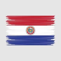 Paraguay vlag illustratie vector