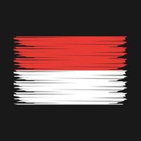 indonesische vlag illustratie vector